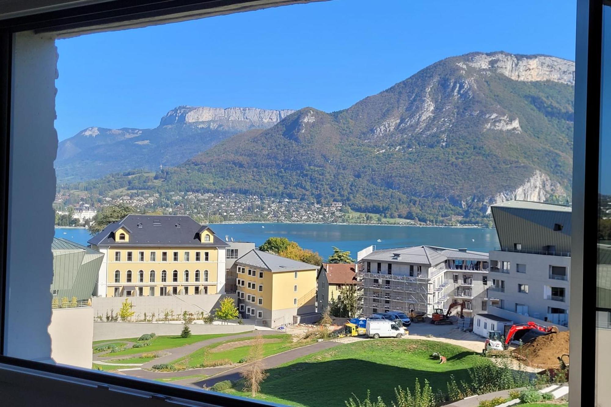 Le Tableau du Lac 507 - 2 bedrooms apartment with lake view terrace Annecy Extérieur photo